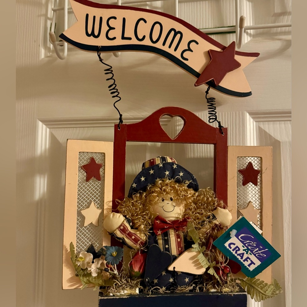 Americana wall hanging